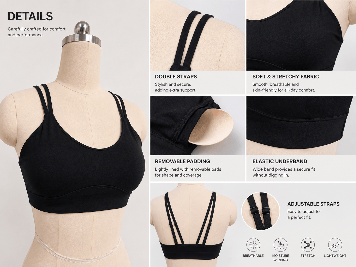 Knitwear 1——Black Knitted Camisole Knitwear 1——Black Knitted Camisole